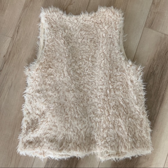 Self Esteem Faux Fur Sequin Unicorn Vest Girls sz Large - Picture 4 of 4